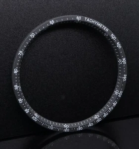 1990s Breitling Chronomat Chronograph Black Under Glass Tachymeter ring   - Picture 1 of 3