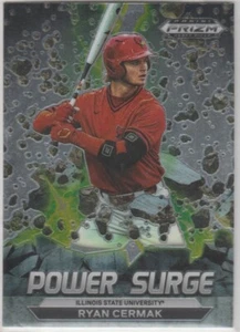 2022 Prizm Draft Picks Power Surge #PS-RY Ryan Cermak RC Illinois State - Picture 1 of 1
