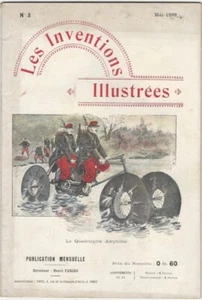 French Illustrated Invention Magazine Les Inventions Illustrees No.3 May 1899 - Imagen 1 de 2