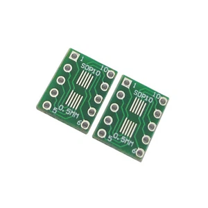 20PCS IC SOT23 SSOP10 MSOP10 UMAX to DIP 0.5/0.95mm Adapter PCB Board Converter - Picture 1 of 4