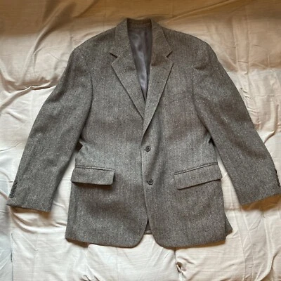 Abrigo Blazer Deportivo Hombre Chereskin Mezcla Cabello Camel Hecho en Italia Foto 1 de 4