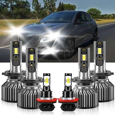 6x Faro LED delantero haz alto bajo bombilla antiniebla 26000LM para Peugeot 208 GT 2017 Foto 1 de 4