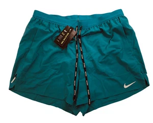 Pantalones Cortos para Correr Nike Verde Azulado Flex Integrado Calzoncillo Para Hombres XL Swoosh Bolsillos Reflectantes - Imagen 1 de 11