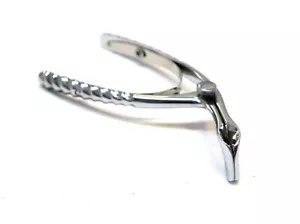 Hartman Nasal Speculum Curved Medium Chrome Plated Brass12 Cm Long - Picture 1 of 3