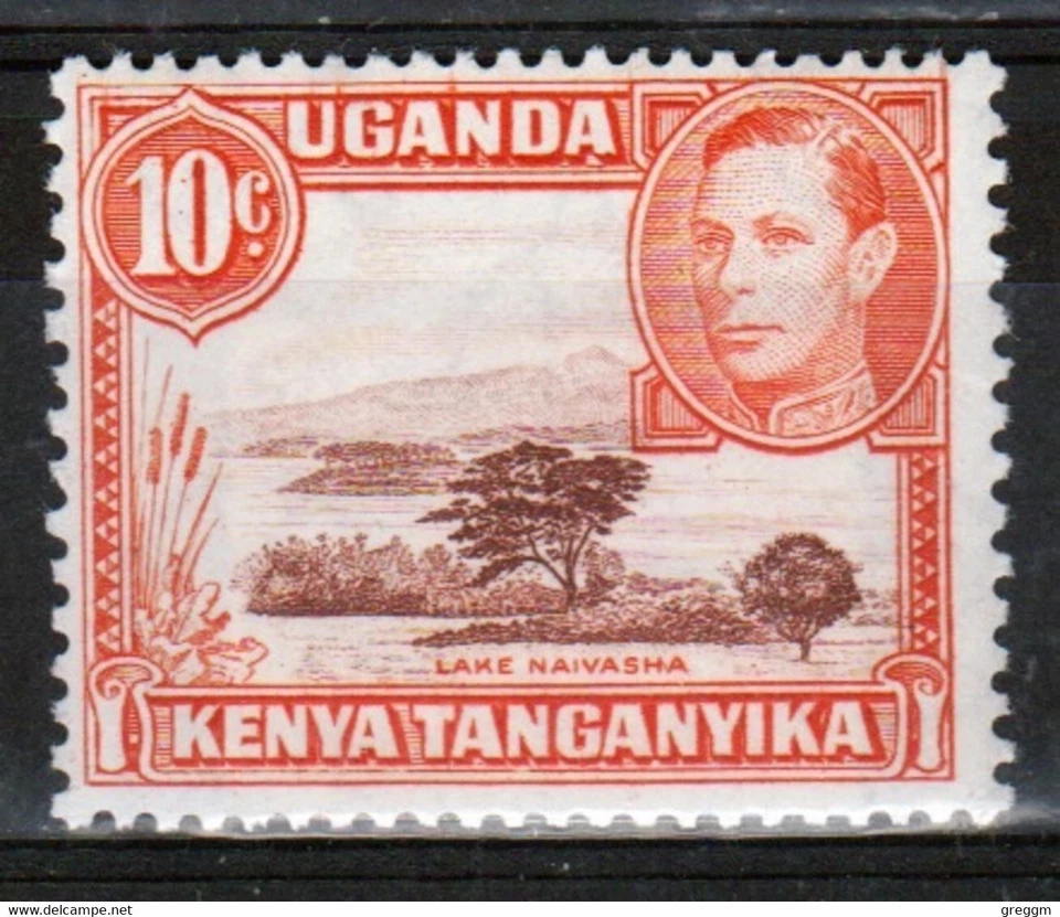 Kenya Uganda Tanganyika 1938 George VI single 10c stamp from the definitive set - Image 1 of 1