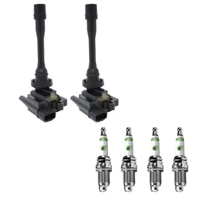 UF295 IGNITION COIL + E3 Racing Spark Plugs FOR MITSUBISHI 2.4L 2.0L 1.8L - Image 1 of 4