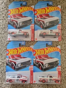 2024 Hot Wheels ‘67 CHEVY C10 Target Red Edition LOT OF 4 - Picture 1 of 3