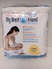 MY BREST FRIEND Inflatable Travel Pillow Easy Wash Zip Off Cover Black White NEW