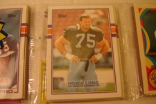 1989 Topps Football Rack Pack "Howie Long" Top Card Sealed "42 Cards +1 SP.