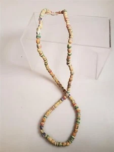 AFRICAN HAND GLASS Beads ExoticTrade NECKLACE ART - Picture 1 of 6