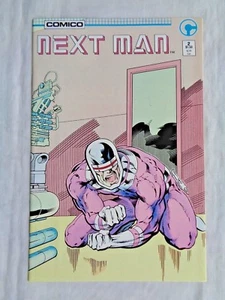 Next Man Vol 1 No. 2 de abril de 1985 Comico McKenzie & Argondezzi primera impresión casi nuevo (9,4) - Imagen 1 de 8