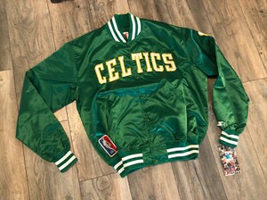 celtics warm up jacket 1980s