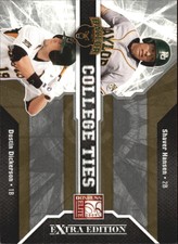 2009 Donruss Elite Extra Edition College Ties Gold #8 Hansen/Dickerson /100