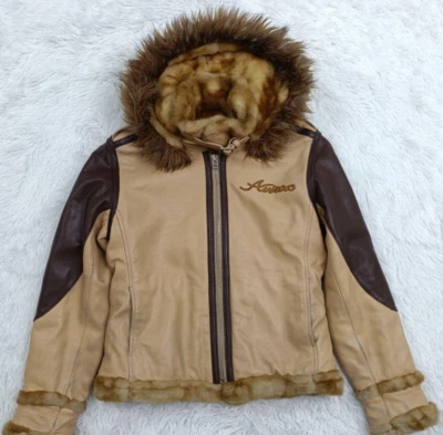 古着avirex皮草夹克 — 第 1/4 张图片