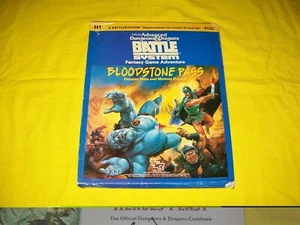 H1 BLOODSTONE PASS DUNGEONS & DRAGONS AD&D TSR 9122 - 1 WITH UNPUNCHED CHITS - Picture 1 of 2
