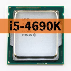Intel Cores i5-4690K SR21A 3.5GHz Quad Cores 6M 88W LGA1150 CPU Processor - Picture 1 of 1