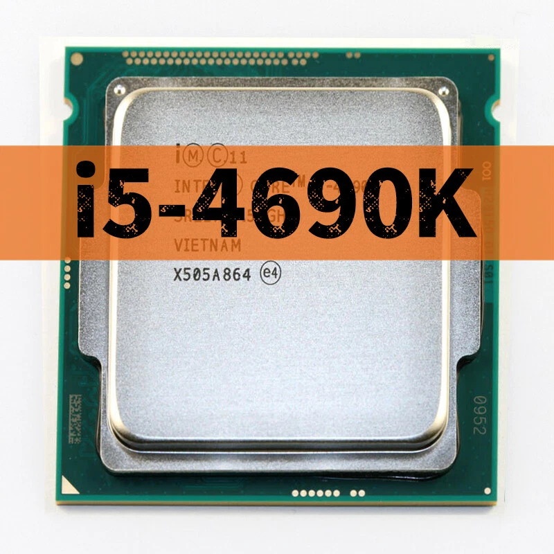 Intel Cores i5-4690K SR21A 3.5GHz Quad Cores 6M 88W LGA1150 CPU Processor - Image 1 of 1