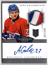 2013-14 Dominion #199 Alex Galchenyuk Patch Autograph RC 105/199