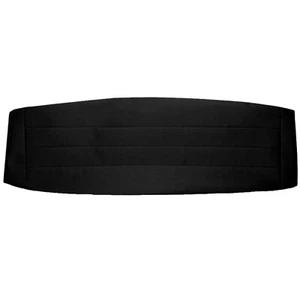 Cumberbund nero 3 oz - Foto 1 di 1