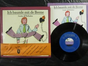 ICH BAUMLE MIT DE BEENE Lieder & Balladen / SP im Buch DDR 1978 LITERA 590008 - Foto 1 di 5