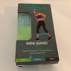 Kit de Mini Banda Gaiam Restore 3 Niveles Bandas de Resistencia - Cuerpo Total - Nuevo-CAJA ABIERTA - Imagen 1 de 3