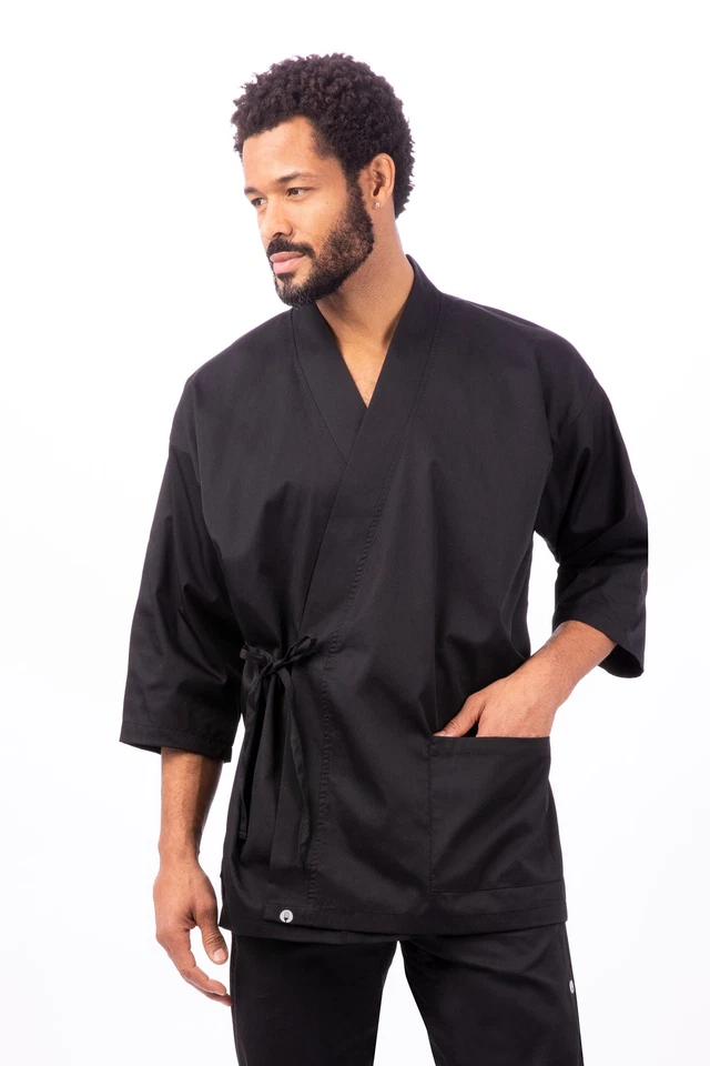 Chef Works Mens Sushi Chef Coat (SUBK) - Image 1 of 1