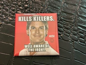 VINTAGE NOS PINBACK BUTTON #117 - DEXTER television tv show (A) - Picture 1 of 1