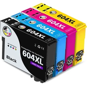 INK4LESS Cartuccia d'inchiostro 604XL per Epson XP2200 XP2205 XP3200 XP4200 XP4205 3205 NONOEM