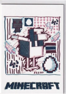 Panini Minecraft Time to Mine Trading Cards Karte Nr. 130 Sketch Card Chicken - Picture 1 of 2