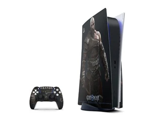 Kratos PS5 Skin - God of War PlayStation 5 Console and Controller Skin Wrap - Picture 1 of 5