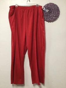 Sara Morgan Damen Hose Slacks Größe 26WP Rot Gummibund 182 - Bild 1 von 7