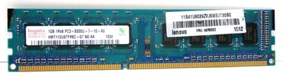 HYNIX, DDR3 SDRAM DIMM, HMT112U6TFR8C-G7 N0 AA, 1GB 1RX8 PC3-8500U-7-10-A0 - Image 1 of 4