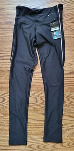 Women Marika Leggings Small Black Tummy Control Mid-Calf Zipper Pocket New - Picture 1 of 8