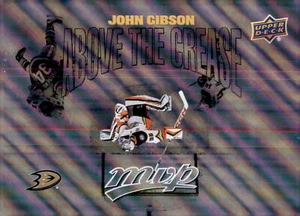 2024-25 Upper Deck MVP #AC-12 John Gibson Above the Crease Gold - Picture 1 of 2