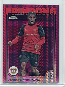 2024-25 Topps Chrome UCC #78 Jeremie Frimpong Magenta Prism Refractor /75 - Picture 1 of 2