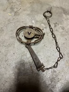 Vintage Victor No 91 Long Spring Trap Trapping Newhouse Sargent - Picture 1 of 8