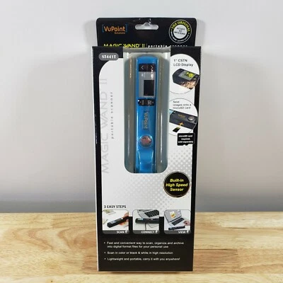 VuPoint Magic Wand II 2 Portable Scanner Handheld Pocket Color 900 dpi - Image 1 of 4