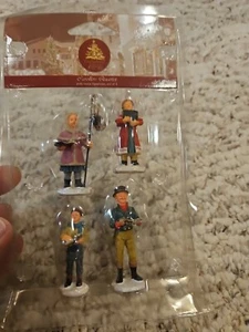 LEMAX ENCHANTED FOREST CAROLERS QUARTET Christmas village accessories New - Picture 1 of 2
