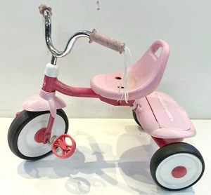 Radio Flyer Ready to Ride Folding Tricycle, Pink, For Kids Ages 1.5 - 3 Years - Picture 1 of 19