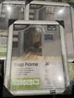 New 3X Front Load Easy Open Snap Poster Frame 11"x14" Silver Anodised Aluminium