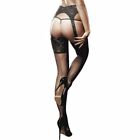 Baci High-Waist Lace Suspender-Stockings UK Size OS 6 to 18 Erotic Sexy Lingerie