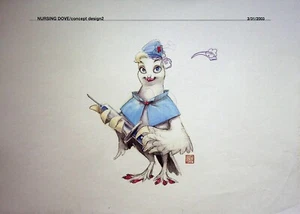 Diseño de arte conceptual digital Valiant 2005 producción temprana de Disney #WC - Imagen 1 de 2