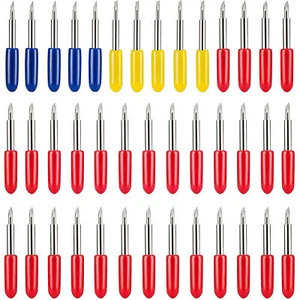 50PCS 30/45/60 Degree Roland Cricut Cutting Plotter Blade Cutter Knife Milling - Picture 1 of 10
