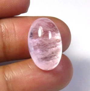 Natürliche rosa Morganit Edelsteine 17x11 mm 10 kt poliert oval glatt Cabochon MG-13 - Bild 1 von 12