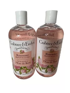 Crabtree & Evelyn Rosewater Bath & Shower Gel 16.9 Fl Oz 2-Pack - Picture 1 of 3