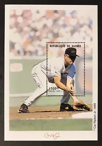 GUINEE 1999 MNH CAL RIPKEN JR STAMPS SOUVENIR SHEET ORIOLES BASEBALL SPORTS - Picture 1 of 1