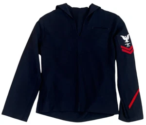 Top Jersey Azul Marinero Marina de los Estados Unidos 100% Lana Talla 36 Crackerjack Militar Segunda Guerra Mundial De Colección - Imagen 1 de 15
