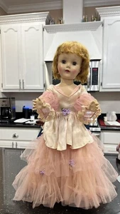 Vtg 1950's American Character 24" SWEET SUE Walker BRIDESMAID Doll Head Turns - Picture 1 of 13