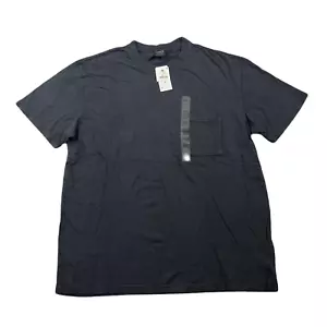 Loose Fit T-shirt Mens XL Washed Black Loose Fit Short Sleeve - Picture 1 of 7