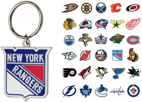 NHL Logo Keychain - Choose Your Team Cover